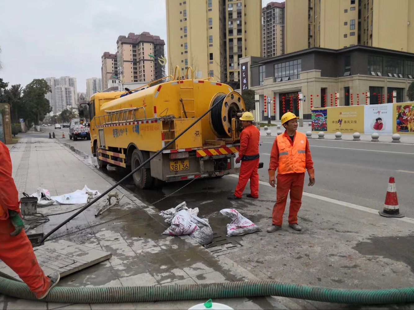 广东排污管道清淤-管道清洗